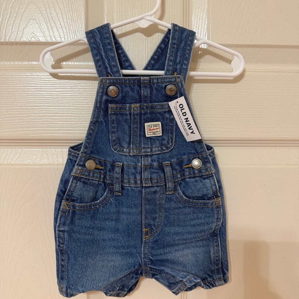 Old Navy- Infant Denim Short Overalls